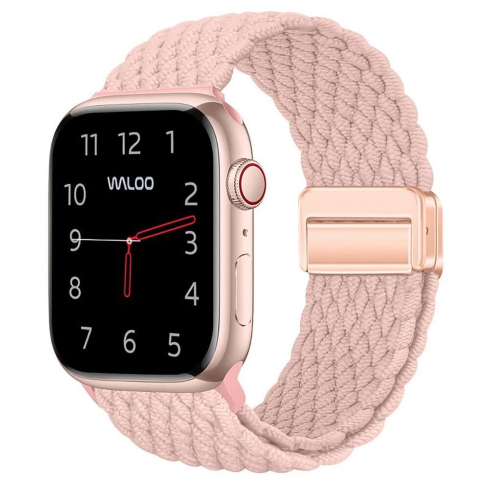 Waloo - Magnetic Braided Nylon Loop Band - 40/41/42mm - Li Pink